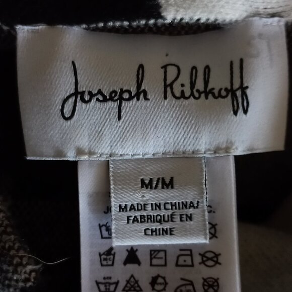 JOSEPH RIBKOFF checkered poncho/cape/sweater - Picture 2 of 11